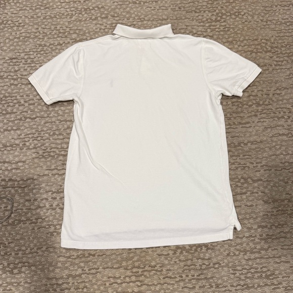 White Short Sleeve J Crew Polo - Picture 2 of 4
